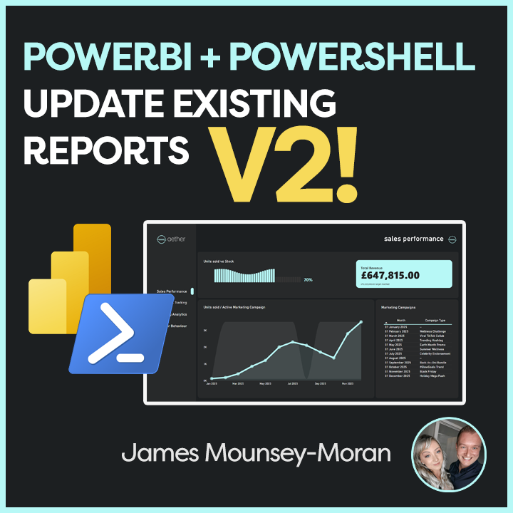 Updating PowerBI reports with Powershell Version 2